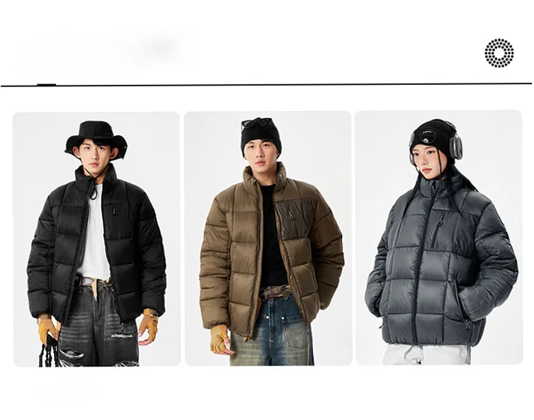 Men's Oversized Hooded Parka Winter Puffer Coat with 300g Filling - Image 5