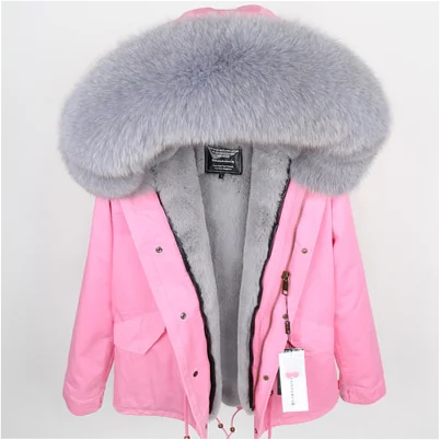 Men's Hooded 100% Down Parka with Detachable Raccoon Fur Collar - Image 19