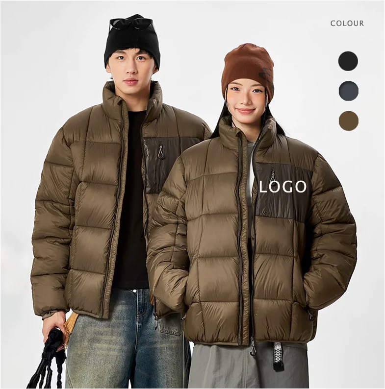 Men's Oversized Hooded Parka Winter Puffer Coat with 300g Filling - Image 4