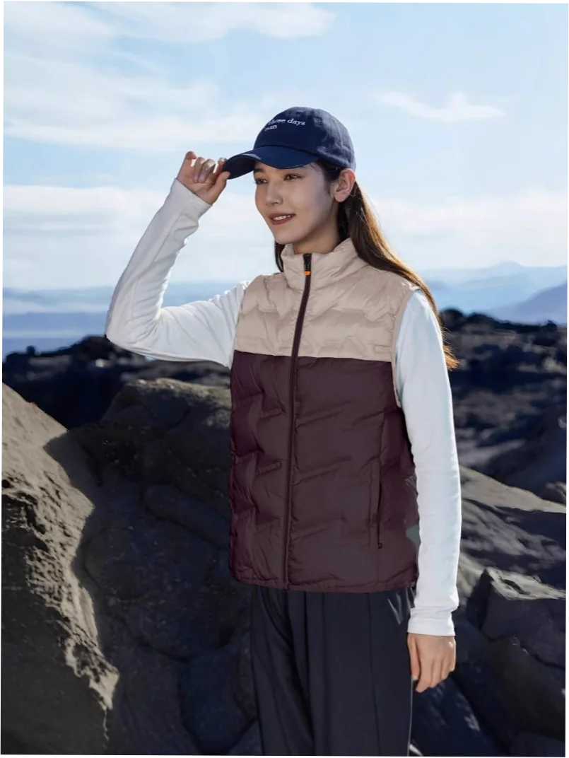 Men's Windproof Down Vest with Warm Collar for Winter Outdoor Sports - Image 15