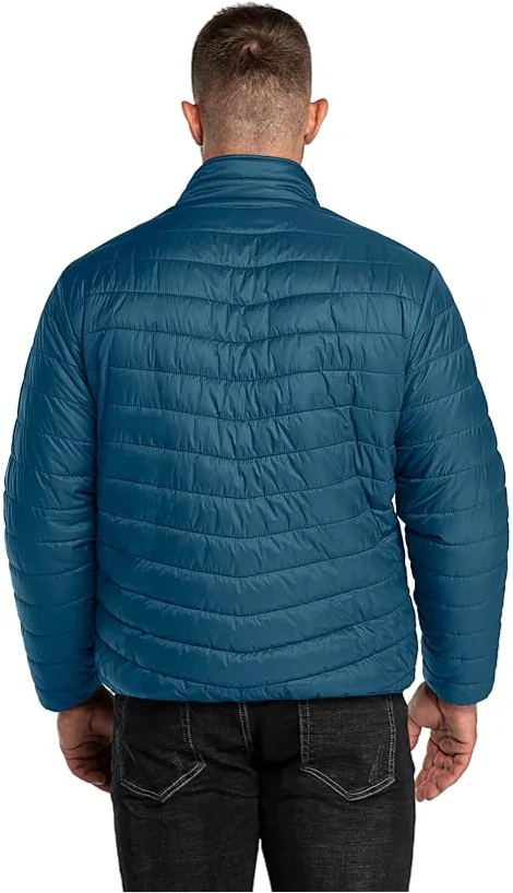 Men's Oversized Quilted Puffer Jacket with Matte Finish Down Fill - Image 6