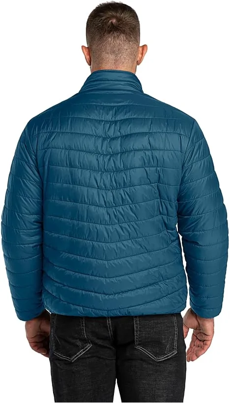 Men's Oversized Quilted Puffer Jacket with Matte Finish Down Fill - Image 4