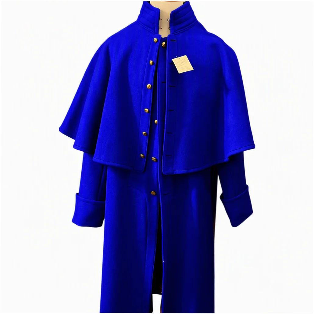 U.S. Arm Model 1851 Sky Blue Kersey Wool Great Coat for Men - Image 3