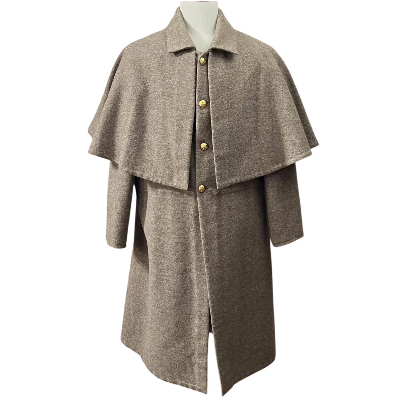 U.S. Arm Model 1851 Sky Blue Kersey Wool Great Coat for Men - Image 6